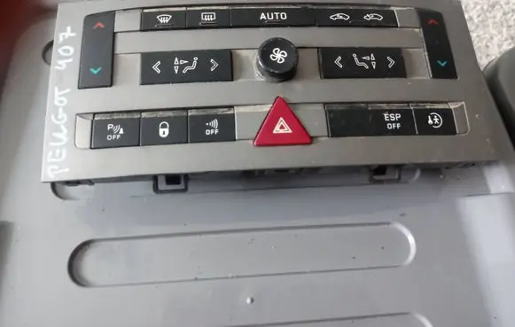 Peugeot 407 Climate control unit 96573322 96470290xt 96466840xt