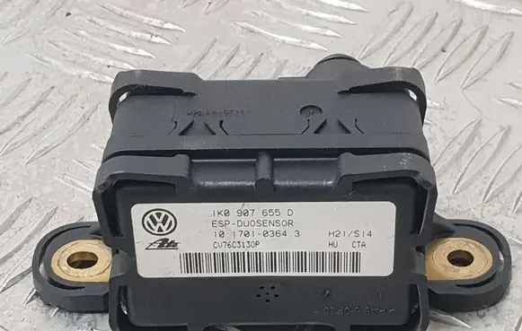 Volkswagen Touran I ESP acceleration yaw rate sensor 1K0907655D