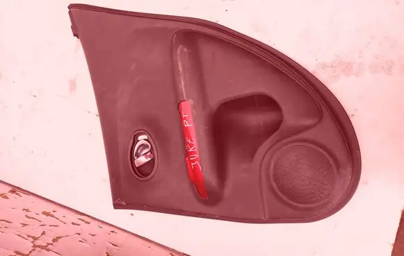 Nissan Juke I F15 Coupe rear side trim panel 