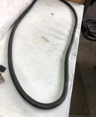 Opel Corsa F Rubber seal front door (on door) 