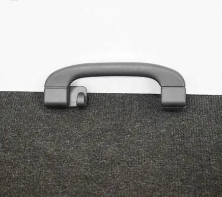 Rear interior roof grab handle