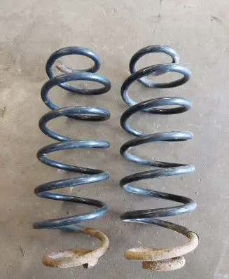 Rear coil spring
