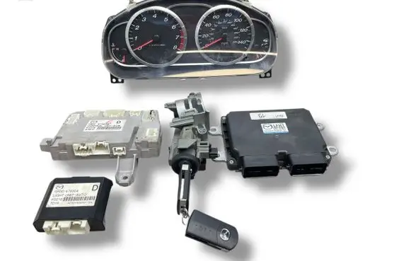 Mazda 6 Engine ECU kit and lock set LFH118881E GJ6A66938A GR1L67560B