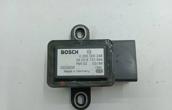 BMW X5 E53 ESP acceleration yaw rate sensor 6753694 0265005248 0023030