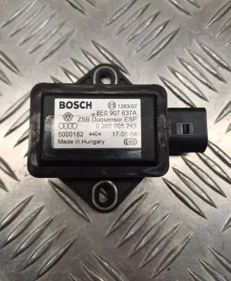 Audi A4 S4 B6 8E 8H ESP acceleration yaw rate sensor 8E0907637A 0265005245