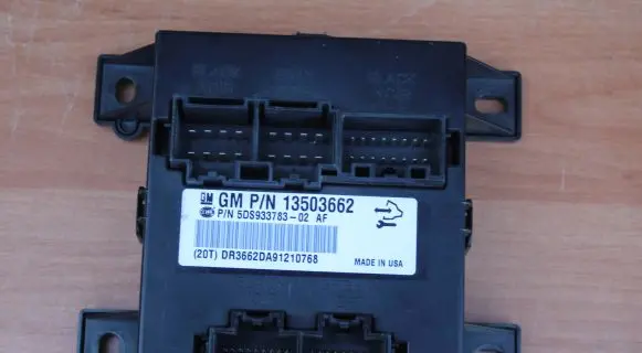 Opel Insignia A Seat control module 13503662 5DS93378302