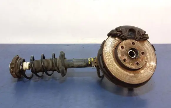 Front wheel hub spindle knuckle