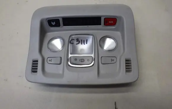 Citroen C3 Headlining lighting console trim 
