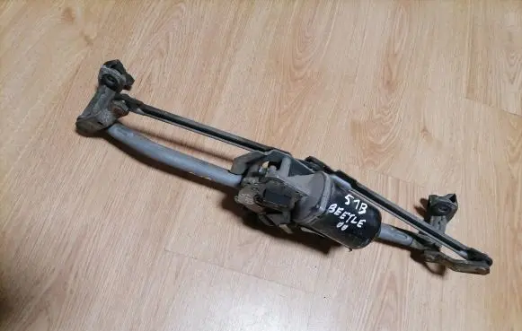 Volkswagen New Beetle Front wiper linkage and motor 1J0955325A