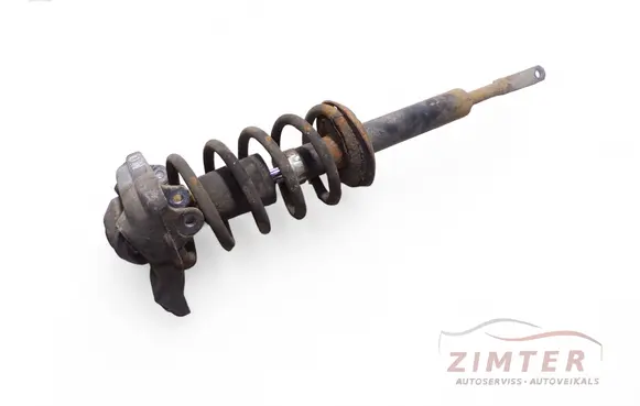 Front shock absorber with coil spring