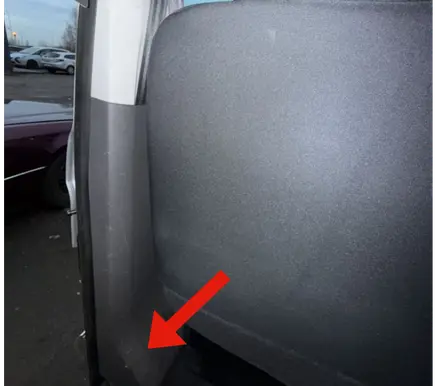 Ford Transit Custom (B) pillar trim (bottom) BK21V243W13