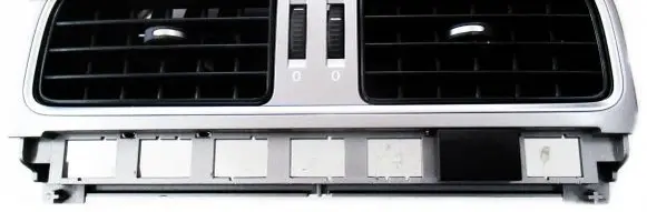 Volkswagen Polo V 6R Dash center air vent grill 6RF819728C 09102013 VW250