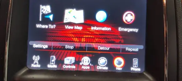 Dodge Durango III Screen/display/small screen 68270672AE