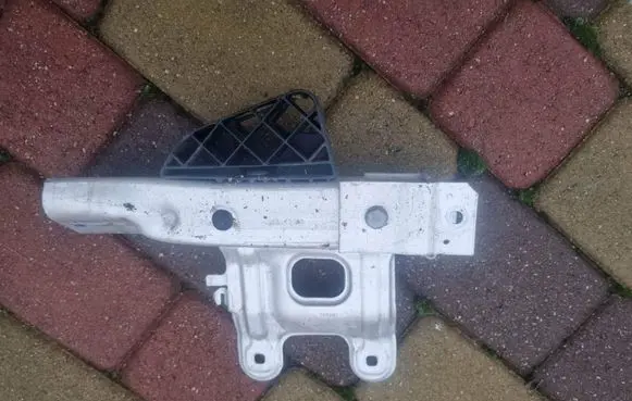 BMW 3 GT F34 Bumper support mounting bracket corner 5111728991004