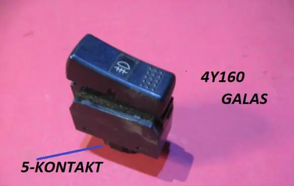 Mitsubishi Galant Fog light switch 4Y160