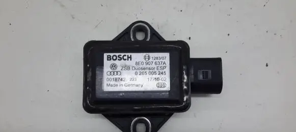 Audi A6 S6 C5 4B ESP acceleration yaw rate sensor 8E0907637A 0018742 0265005245