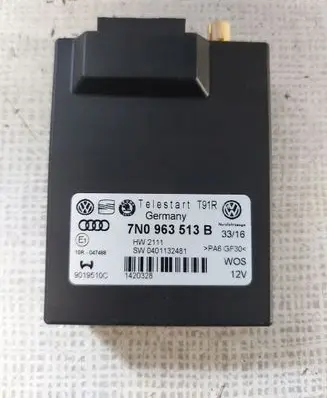 Volkswagen Sharan Auxiliary heating control unit/module 7N0963513B