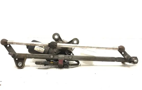 Front wiper linkage and motor