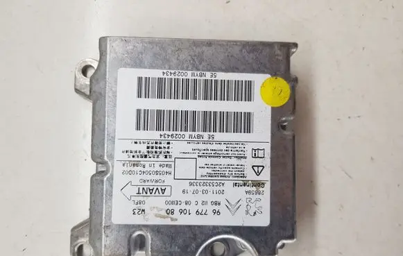 Peugeot 508 Airbag control unit/module 9677910680