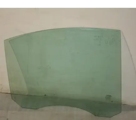 Volvo S80 Rear door window glass 43R001105 E000186 DOT57M20AS2