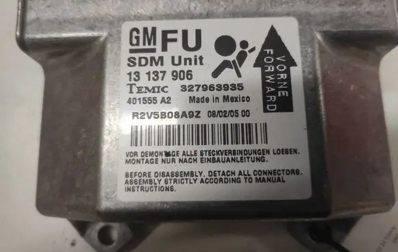 Opel Astra H Airbag control unit/module 13137906 327963935