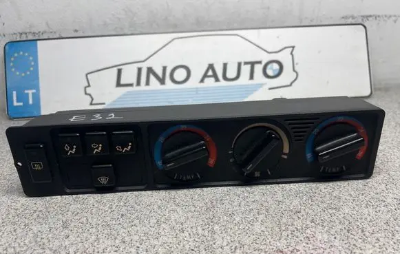BMW 7 E32 Climate control unit 1378763 9160342002 02334