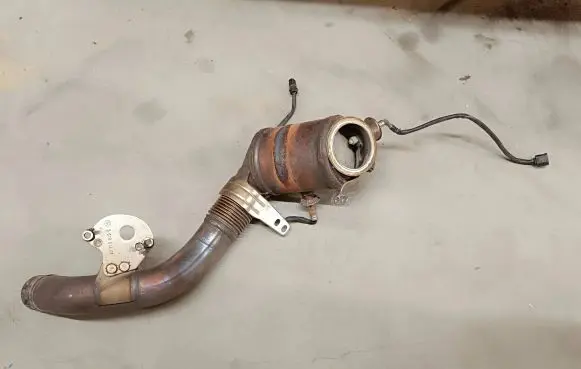 BMW 6 F06 Gran coupe Catalyst/FAP/DPF particulate filter 7645441 7595886