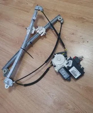 Peugeot 807 Front door window regulator with motor 1488740080 991729203 A91729100