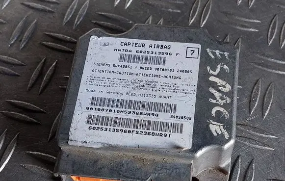 Renault Espace III Airbag control unit/module 6025313596F 5WK42851