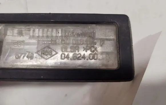 Renault Scenic II - Grand scenic II Number plate light 8200013577