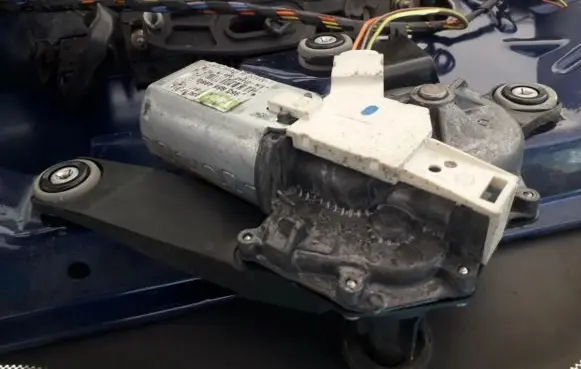 Peugeot 206 Rear window wiper motor 53017812 9638664980