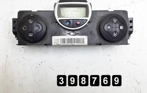 Renault Scenic II - Grand scenic II Climate control unit 8200501465 69340055 HN1037S5J