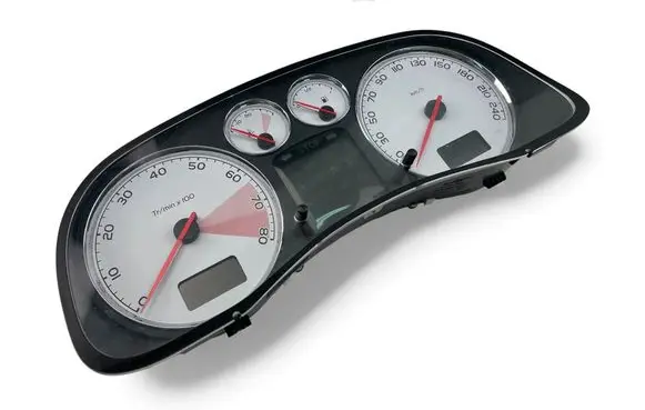 Peugeot 307 Speedometer (instrument cluster) P9661323080