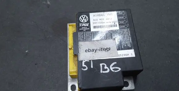 Volkswagen PASSAT B6 Airbag control unit/module 3C0909605J