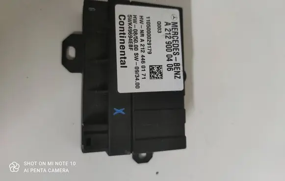 Mercedes-Benz E C207 W207 Fuel injection pump control unit/module A2129000406 5WK49694EBF A2124460171