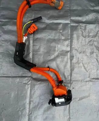 Fiat 500E Electric car charge socket 
