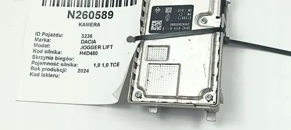 Dacia Jogger Front bumper camera 