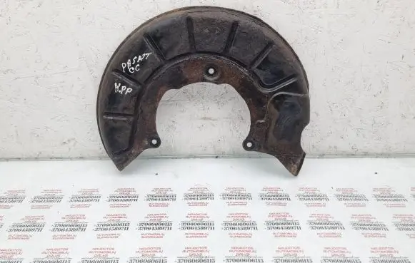 Volkswagen PASSAT CC Front brake disc dust cover plate 1K0615311F