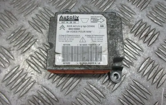 Citroen Berlingo Airbag control unit/module 9653190880