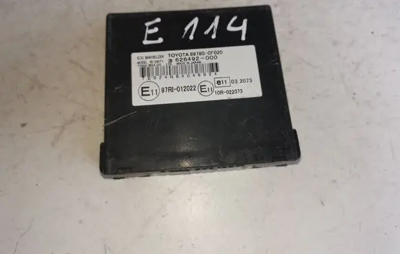 Toyota Corolla Verso AR10 Immobilizer control unit/module 897800F020