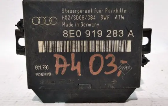 Audi A4 S4 B6 8E 8H Parking PDC control unit/module 8E0919283A