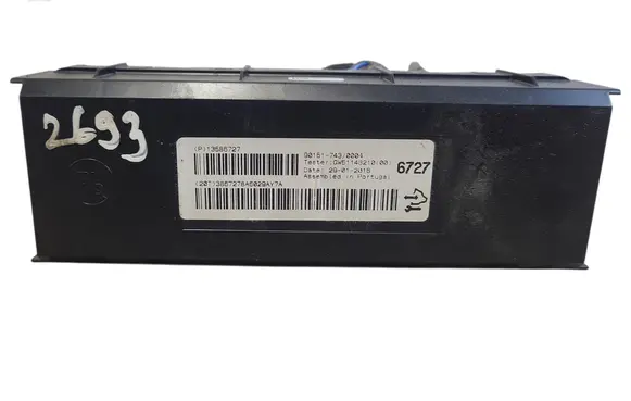 Opel Zafira C Air conditioning/heating control unit 13586727 90151743 GW51148210