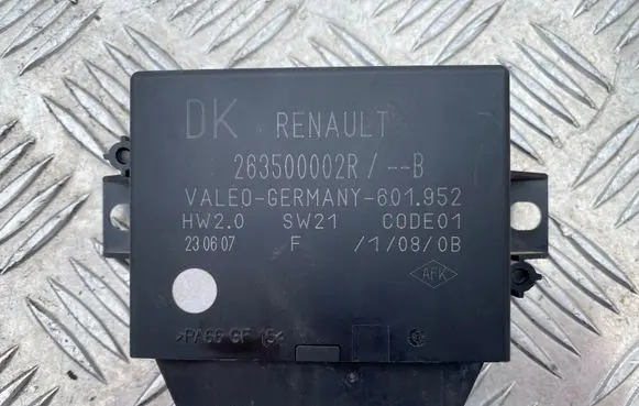 Renault Laguna III Parking PDC control unit/module 263500002R C0DE01 601952