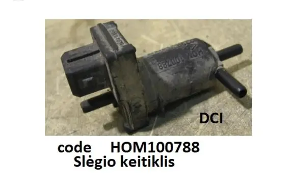 Renault Trafic I Turbo solenoid valve HOM100788