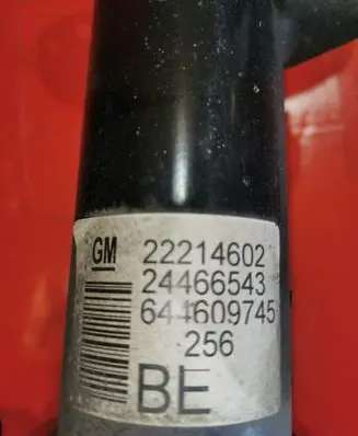 Opel Astra H Front shock absorber with coil spring 22214602 24466543 644609745