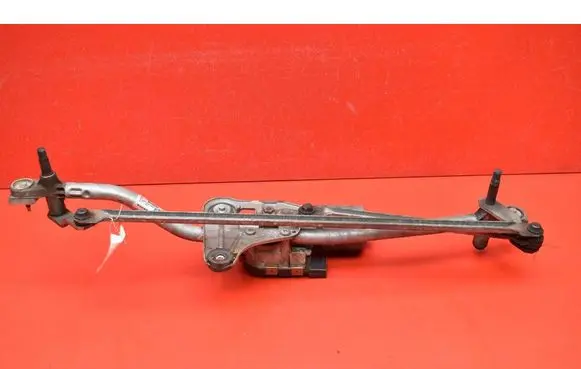 Front wiper linkage and motor