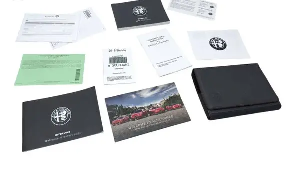 Alfa Romeo Stelvio Owners service history hand book 