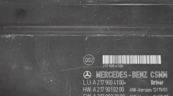 Mercedes-Benz S W222 Trunk lid opening control unit A217900410055