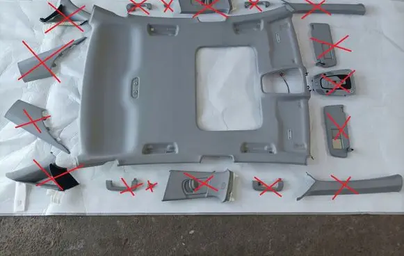 Audi A4 S4 B9 Headlining AUDIA4B9PODSUFITKA