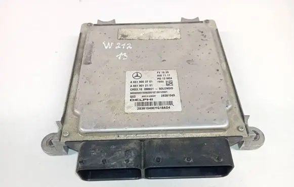 Mercedes-Benz E W212 Engine control unit/module A6519003701 6519003701 A6519012101